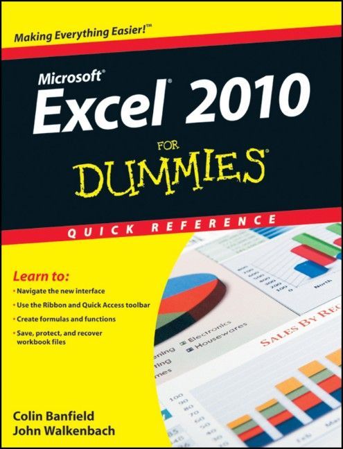 Produktbild: Excel 2010 For Dummies Quick Reference
