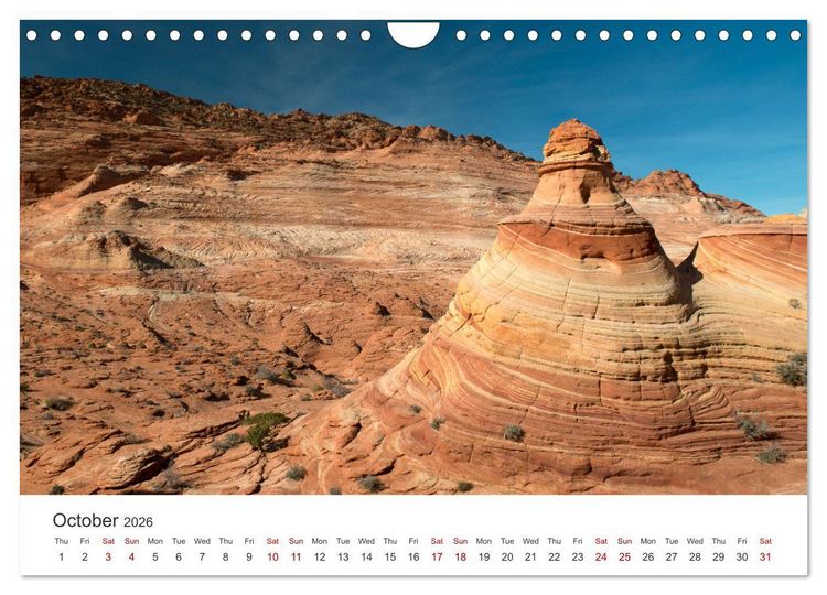 Produktbild: Paria Canyon The Wave (Wall Calendar 2026 DIN A4 landscape), CALVENDO 12 Month Wall Calendar