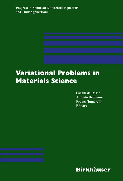 Produktbild: Variational Problems in Materials Science