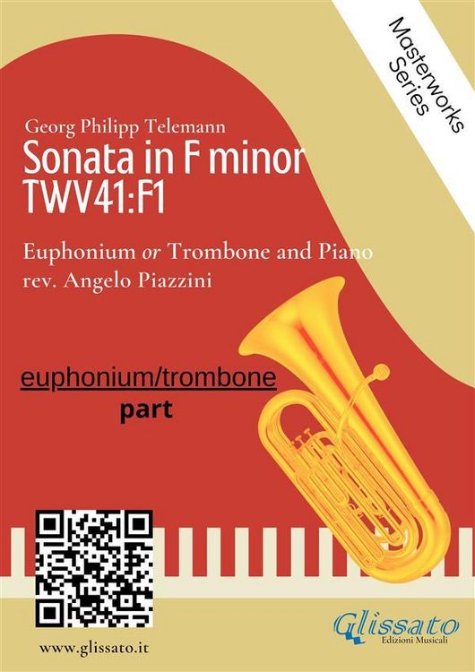 Produktbild: (solo part) Sonata in F minor - Euphonium or Trombone and Piano