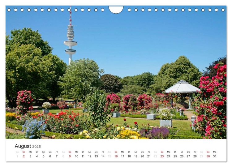 Produktbild: Hamburg (Wandkalender 2026 DIN A4 quer), CALVENDO Monatskalender