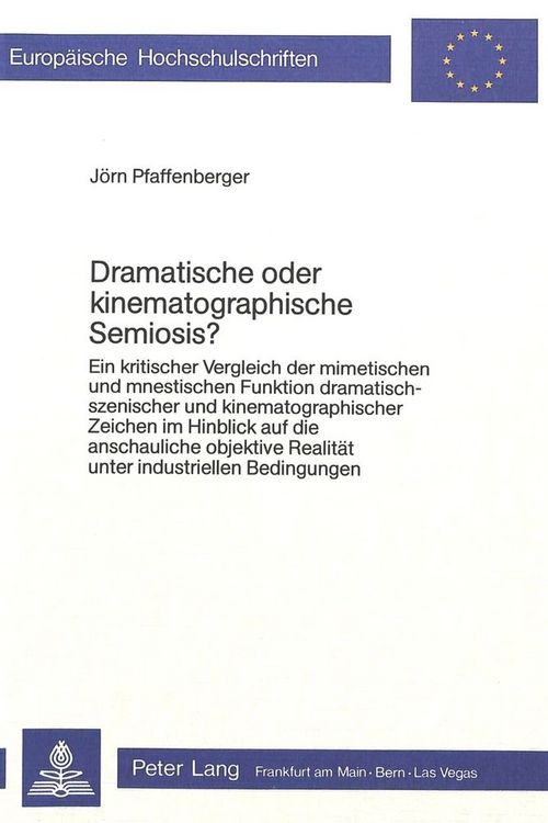 Produktbild: Dramatische oder kinematographische Semiosis?
