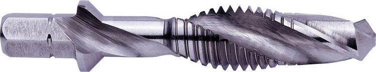 Produktbild: Exact 05903 Kombigewindebohrer metrisch M5 0.8mm Rechtsschneidend DIN 3126 HSS 1St.