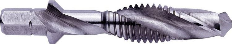 Produktbild: Exact 05905 Kombigewindebohrer metrisch M8 1.25mm Rechtsschneidend DIN 3126 HSS 1St.