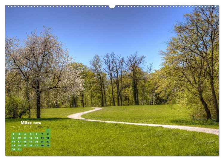 Produktbild: Park Sch&ouml;nbusch Aschaffenburg (Wandkalender 2026 DIN A2 quer), CALVENDO Monatskalender