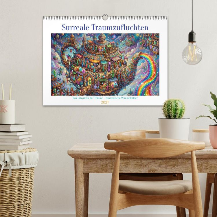 Produktbild: Surreale Traumzufluchten (Wandkalender 2027 DIN A3 quer), CALVENDO Monatskalender
