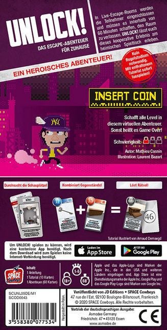 Produktbild: Unlock! Insert Coin (Einzelszenario) Box5A
