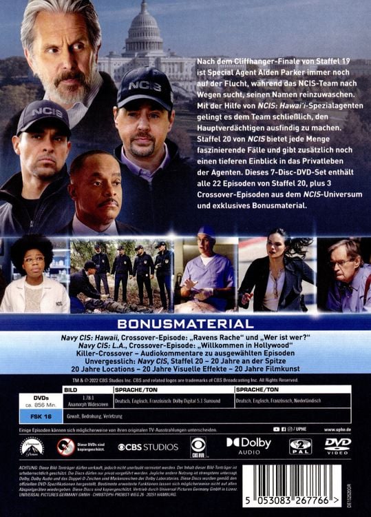Produktbild: Navy CIS: Staffel 20 [7 DVDs]