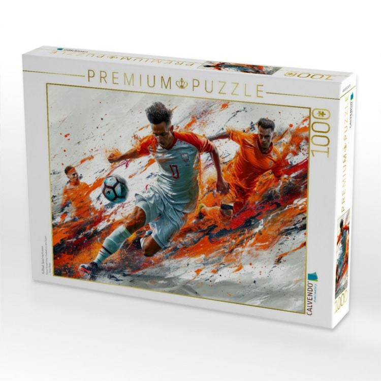 Produktbild: CALVENDO Puzzle Fu&szlig;ball, Spiel nach vorn | 1000 Teile Lege-Gr&ouml;&szlig;e 64x48cm Foto-Puzzle f&uuml;r gl&uuml;ckliche Stunden