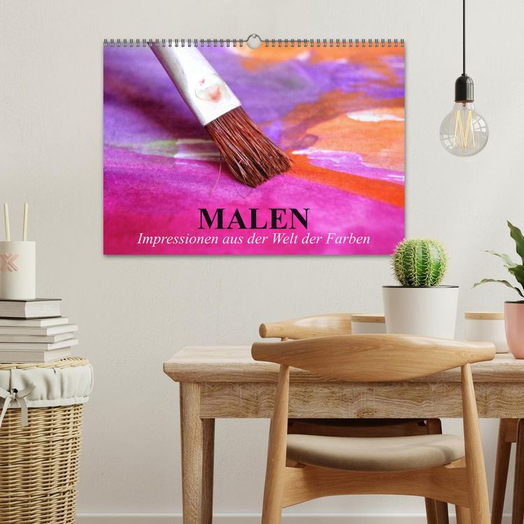 Produktbild: Malen. Impressionen aus der Welt der Farben (Wandkalender 2026 DIN A3 quer), CALVENDO Monatskalender