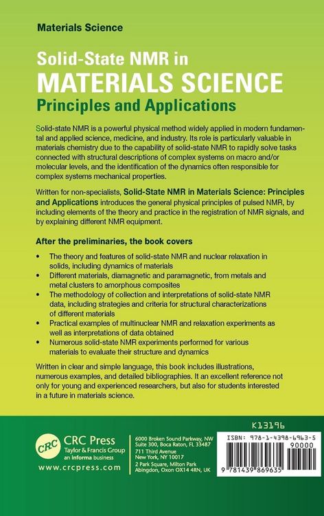 Produktbild: Solid-State NMR in Materials Science