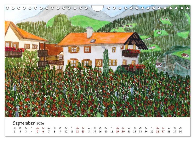 Produktbild: Urlaubsstimmung f&uuml;r das ganze Jahr (Wandkalender 2026 DIN A4 quer), CALVENDO Monatskalender