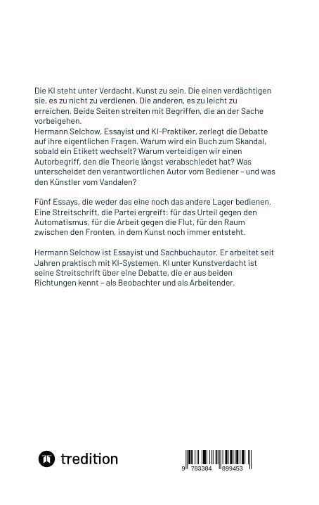 Produktbild: KI unter Kunstverdacht