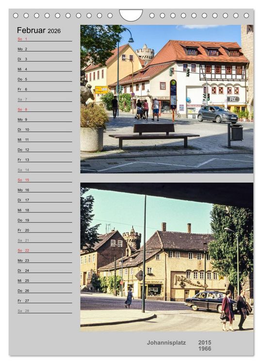 Produktbild: Jena im Wandel (Wandkalender 2026 DIN A4 hoch), CALVENDO Monatskalender