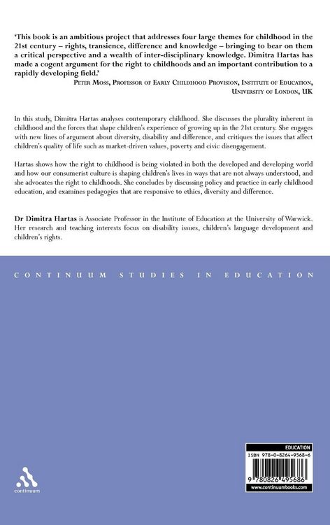 Produktbild: The Right to Childhoods