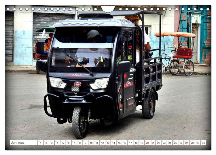 Produktbild: ECO TAXI - Umweltfreundlich in die Zukunft (Wandkalender 2026 DIN A4 quer), CALVENDO Monatskalender