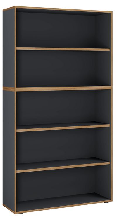 Produktbild: Holz B&uuml;ro Regal B&uuml;cher Ordner Salia 5fach B. 100cm
