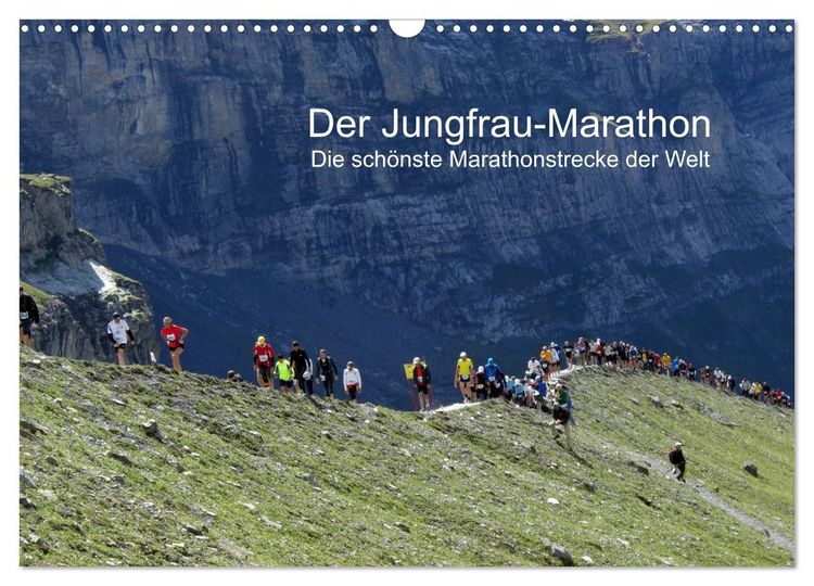 Produktbild: Der Jungfrau-Marathon (Wandkalender 2026 DIN A3 quer), CALVENDO Monatskalender