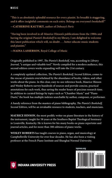 Produktbild: The Pianist's Bookshelf, Second Edition