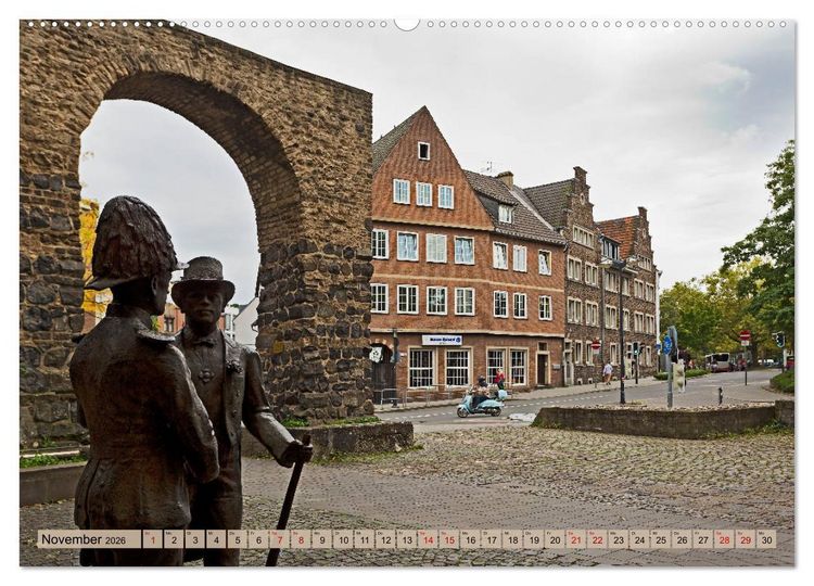 Produktbild: Hansestadt Neuss (hochwertiger Premium Wandkalender 2026 DIN A2 quer), Kunstdruck in Hochglanz