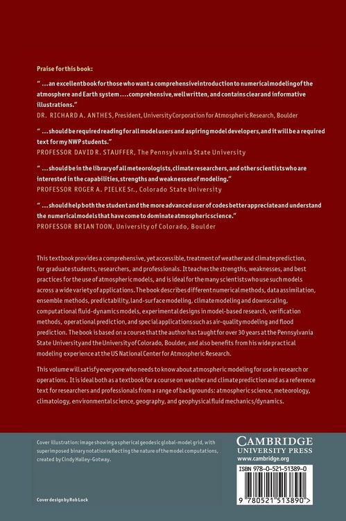 Produktbild: Numerical Weather and Climate Prediction