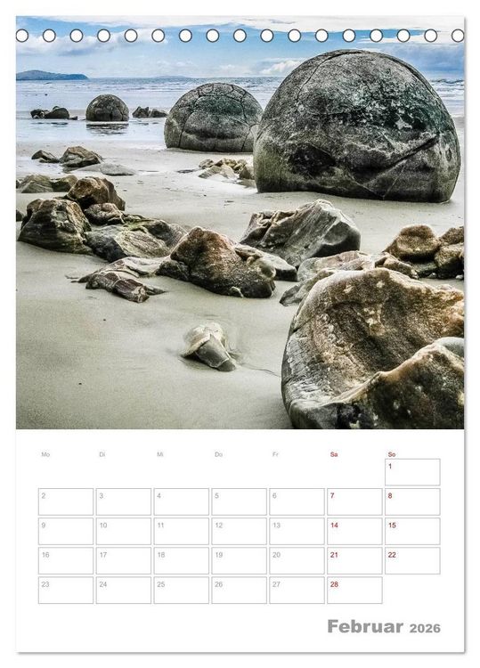 Produktbild: Kalenderplaner g'day Neuseeland 2026 (Tischkalender 2026 DIN A5 hoch), CALVENDO Monatskalender