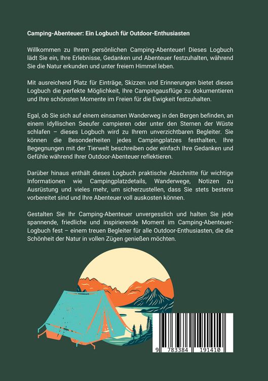 Produktbild: Camping Logbuch