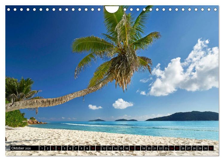 Produktbild: Seychellen Inselblicke (Wandkalender 2026 DIN A4 quer), CALVENDO Monatskalender