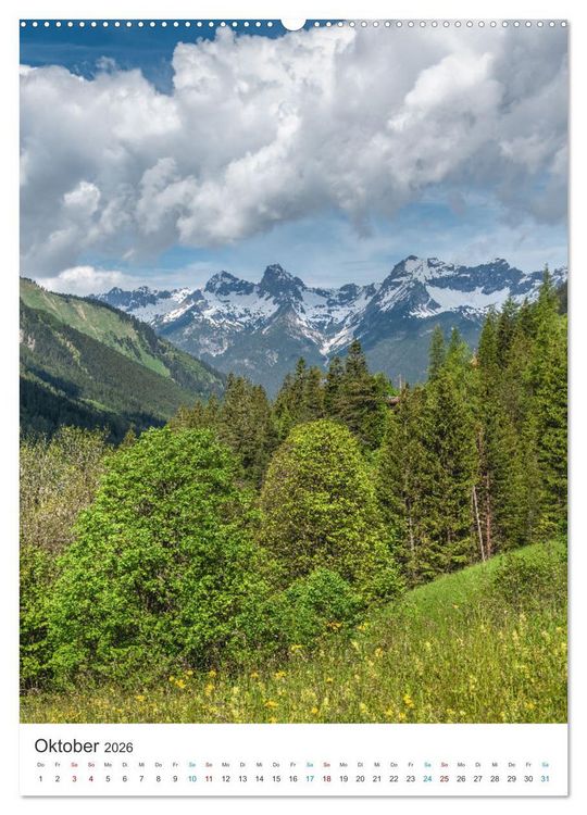Produktbild: Sommerzauber in den Alpen (Wandkalender 2026 DIN A2 hoch), CALVENDO Monatskalender