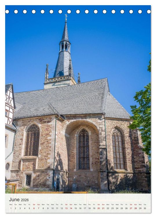 Produktbild: Martin Luther. Town of Lutherstadt Eisleben - hometown of the great Reformer (Desk Calendar 2026 DIN A5 portrait), CALVENDO 12 Month DeskCalendar