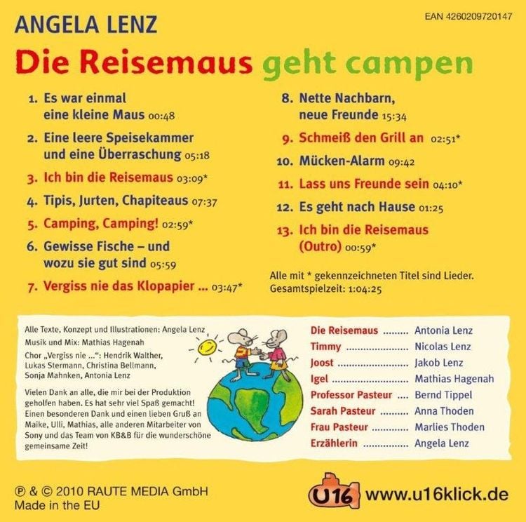 Produktbild: Die Reisemaus geht campen