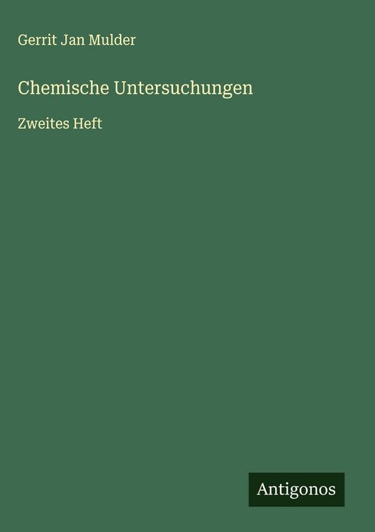 Produktbild: Chemische Untersuchungen