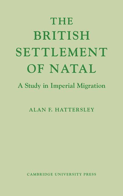 Produktbild: The British Settlement of Natal