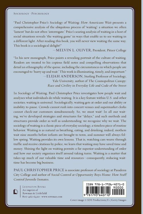 Produktbild: Sociology of Waiting