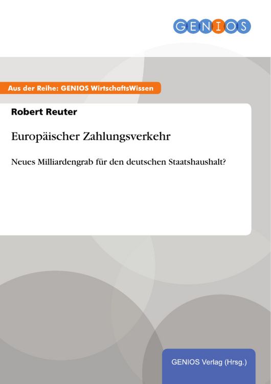 Produktbild: Europ&auml;ischer Zahlungsverkehr