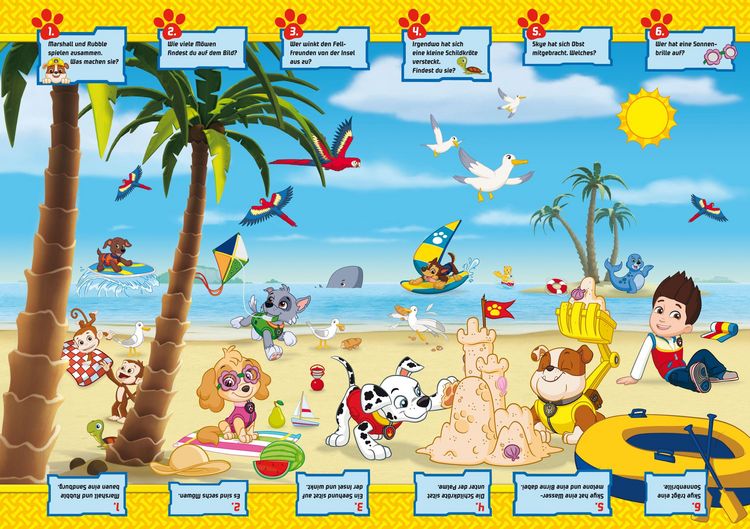 Produktbild: PAW Patrol Wimmelbuch. Mit R&auml;tselspa&szlig;