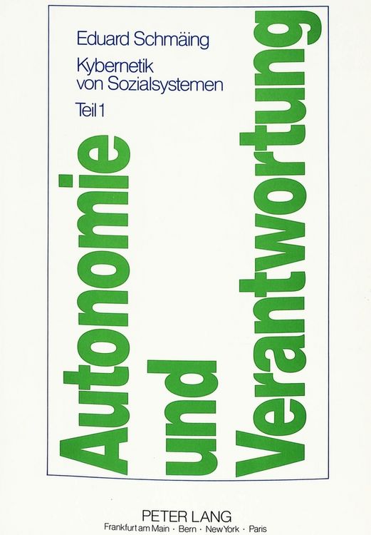 Produktbild: Autonomie und Verantwortung