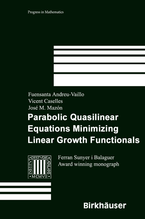 Produktbild: Parabolic Quasilinear Equations Minimizing Linear Growth Functionals