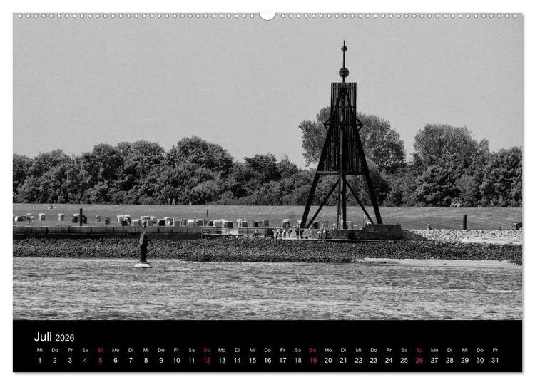 Produktbild: Willkommen in Cuxhaven (Wandkalender 2026 DIN A2 quer), CALVENDO Monatskalender
