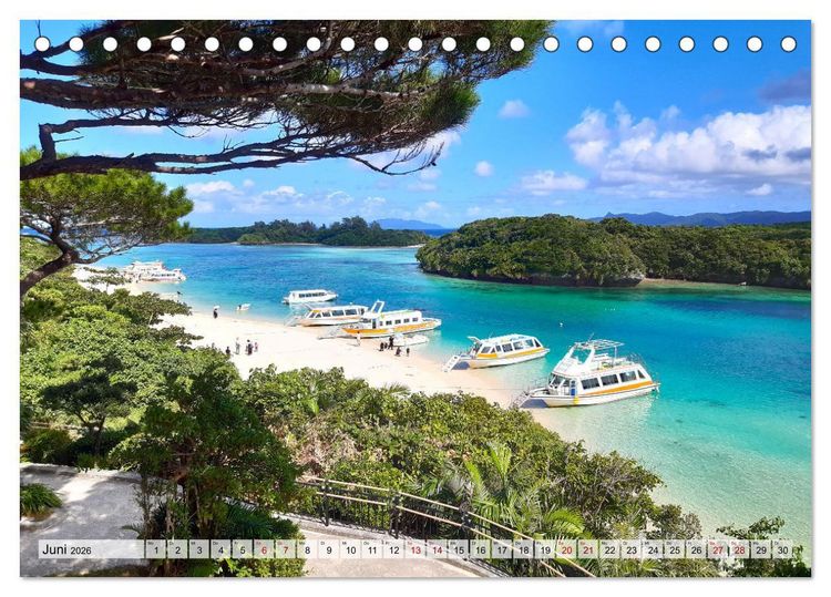 Produktbild: Ishigaki & Miyako - Subtropisches Inselparadies im S&uuml;den Japans (Tischkalender 2026 DIN A5 quer), CALVENDO Monatskalender