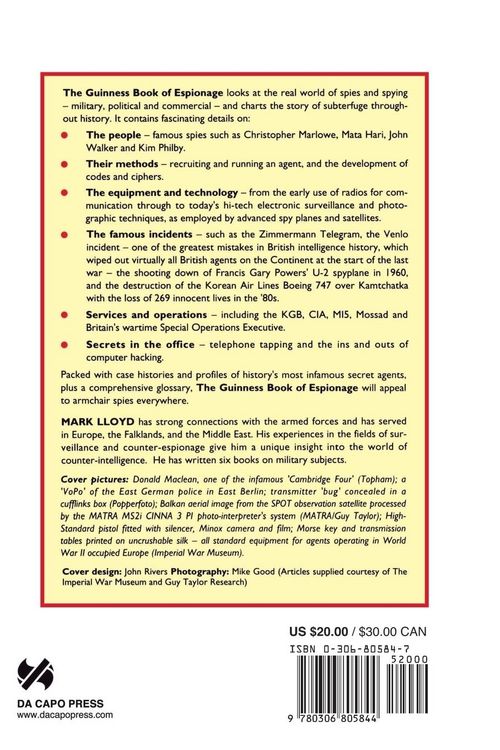 Produktbild: The Guinness Book of Espionage