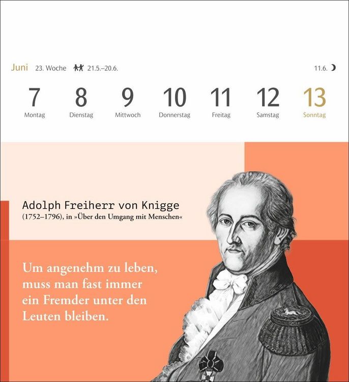 Produktbild: Zeitlose Wahrheiten Postkartenkalender 2027 - Kalender mit 53 Karten, ausgew&auml;hlt und kommentiert von Klaus Michael Groll