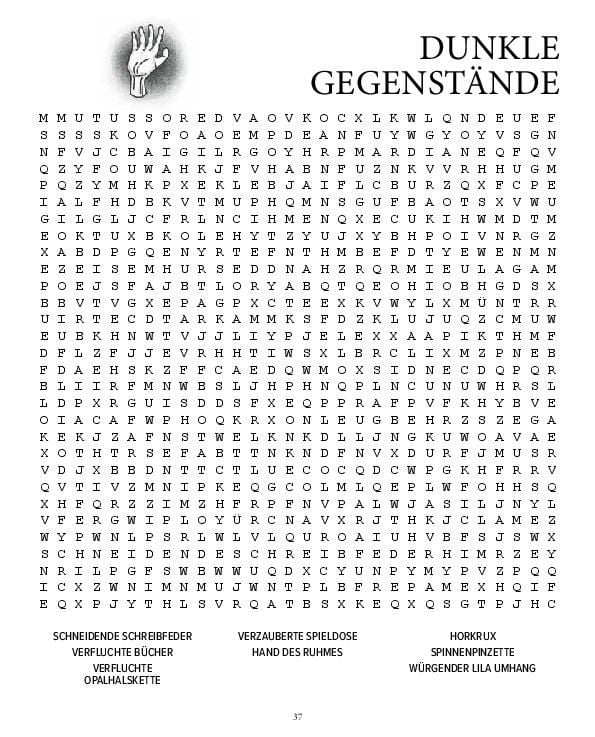 Produktbild: Magische Wortsuchr&auml;tsel f&uuml;r Harry Potter Fans