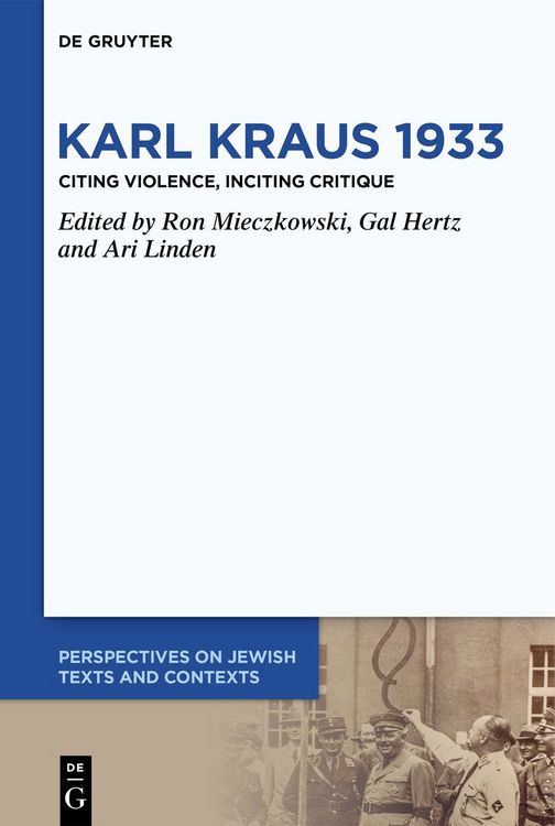 Produktbild: Karl Kraus 1933