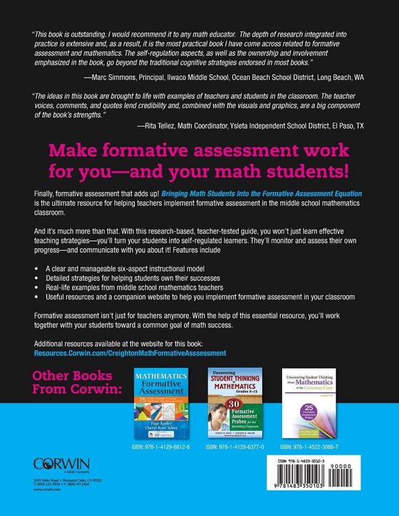 Produktbild: Bringing Math Students Into the Formative Assessment Equation