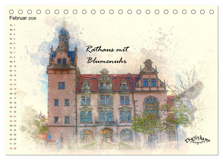 Produktbild: Bernburg meine Stadt (Tischkalender 2026 DIN A5 quer), CALVENDO Monatskalender