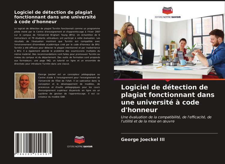 Produktbild: Logiciel de d&eacute;tection de plagiat fonctionnant dans une universit&eacute; &agrave; code d'honneur