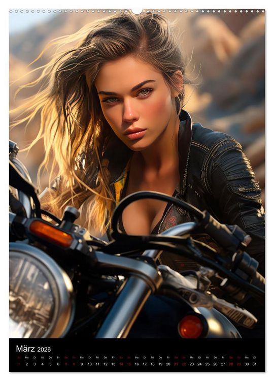 Produktbild: Riding Beauties (hochwertiger Premium Wandkalender 2026 DIN A2 hoch), Kunstdruck in Hochglanz
