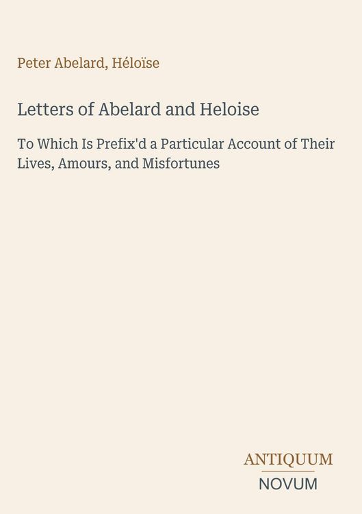 Produktbild: Letters of Abelard and Heloise