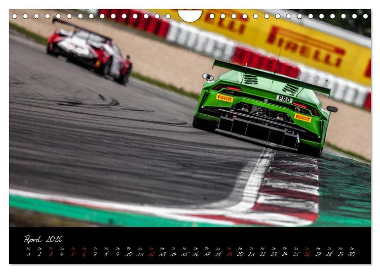 Produktbild: EMOTIONS ON THE GRID - Blancpain Endurance Series N&uuml;rburgring (Wandkalender 2026 DIN A4 quer), CALVENDO Monatskalender